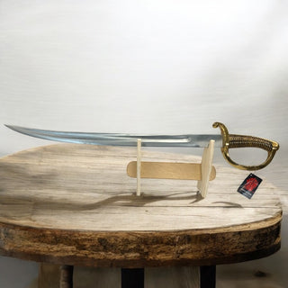 Vintage Sabreersabel Napoleon met standaard in Luxe kist - Champagnesabres.eu